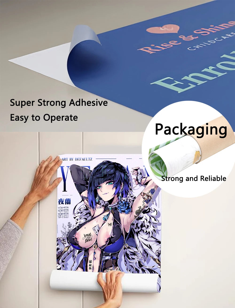 Solo leveling sung jin woo Anime Poster HD art sticky