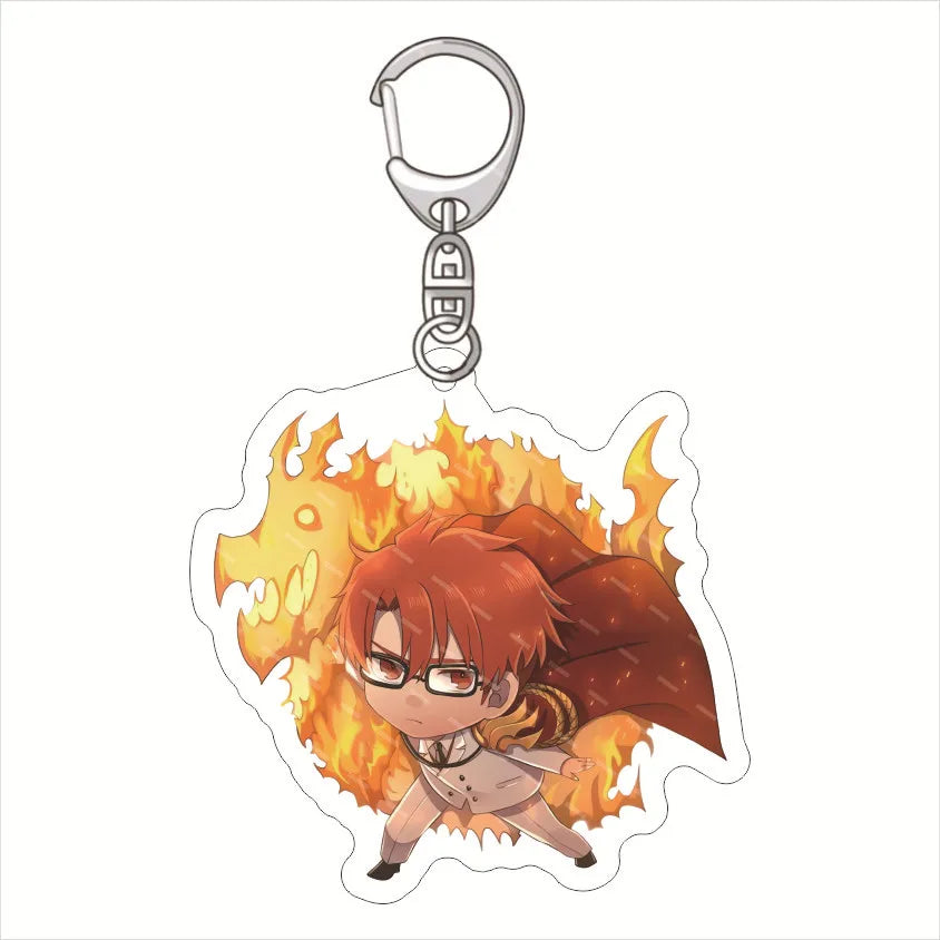 Keyring Kids Cartoon Acrylic
