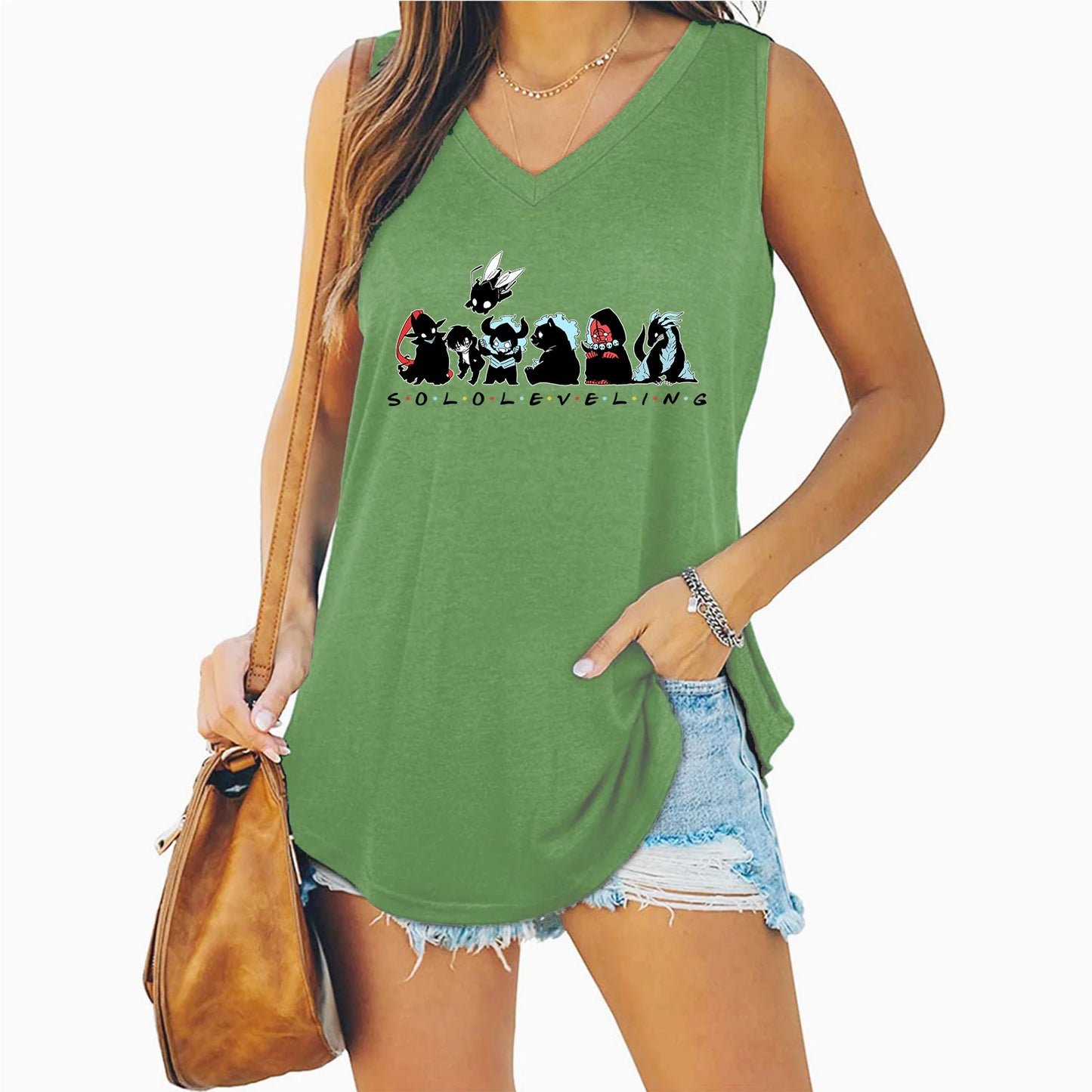 Tank V-neck Female
