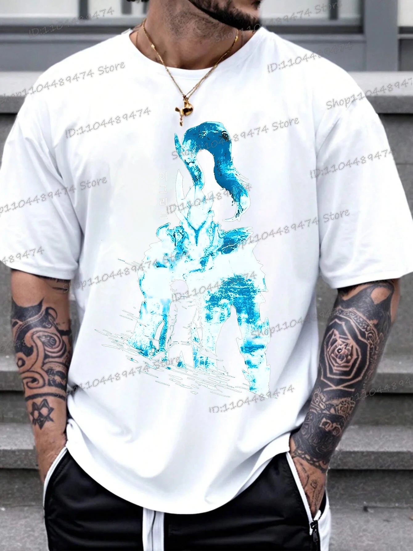 T-Shirt Unisex Vintage Cotton Oversized