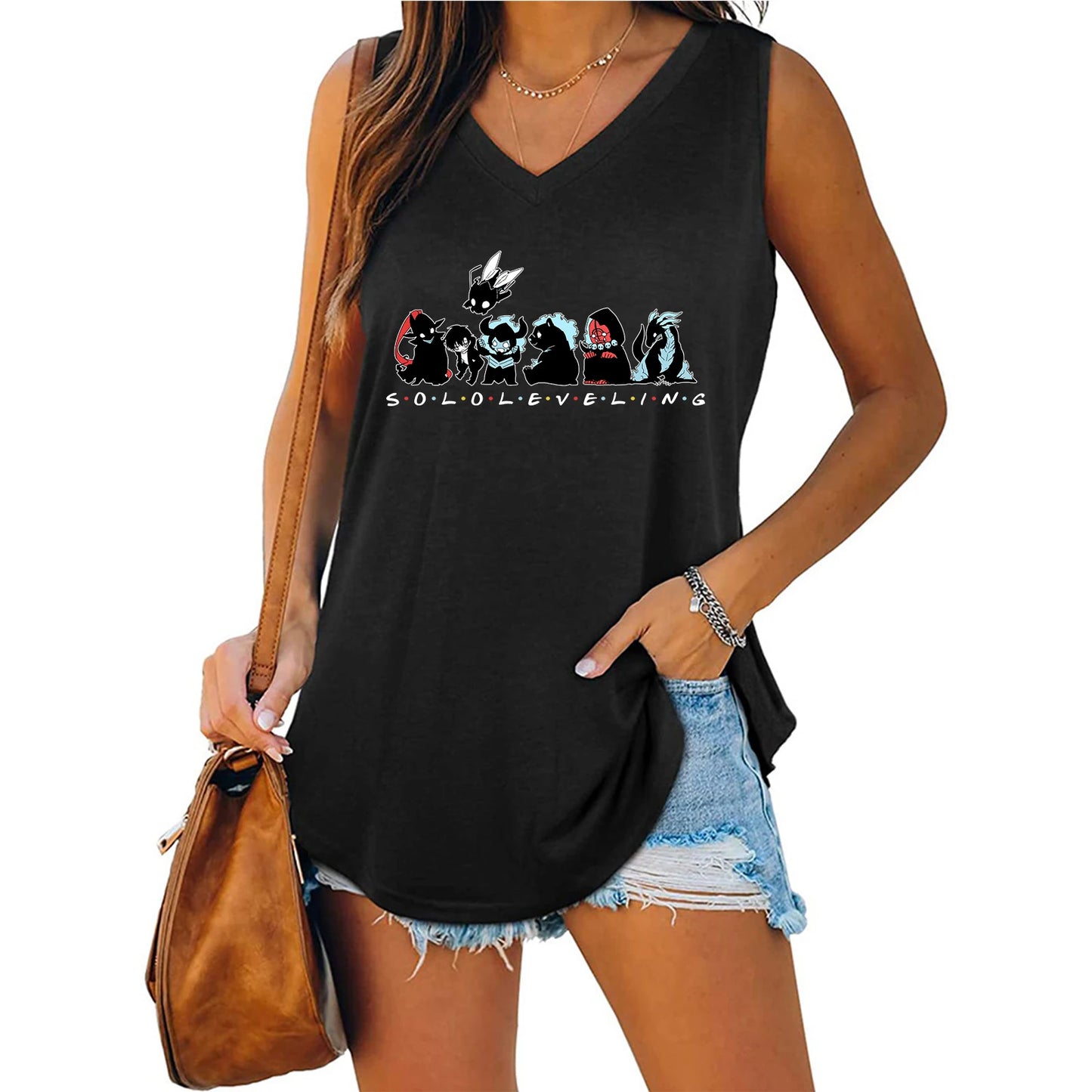 Tank V-neck Female