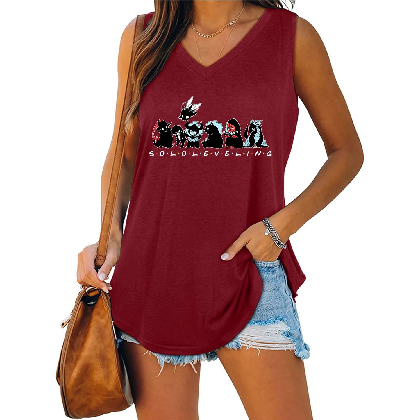 Tank V-neck Female