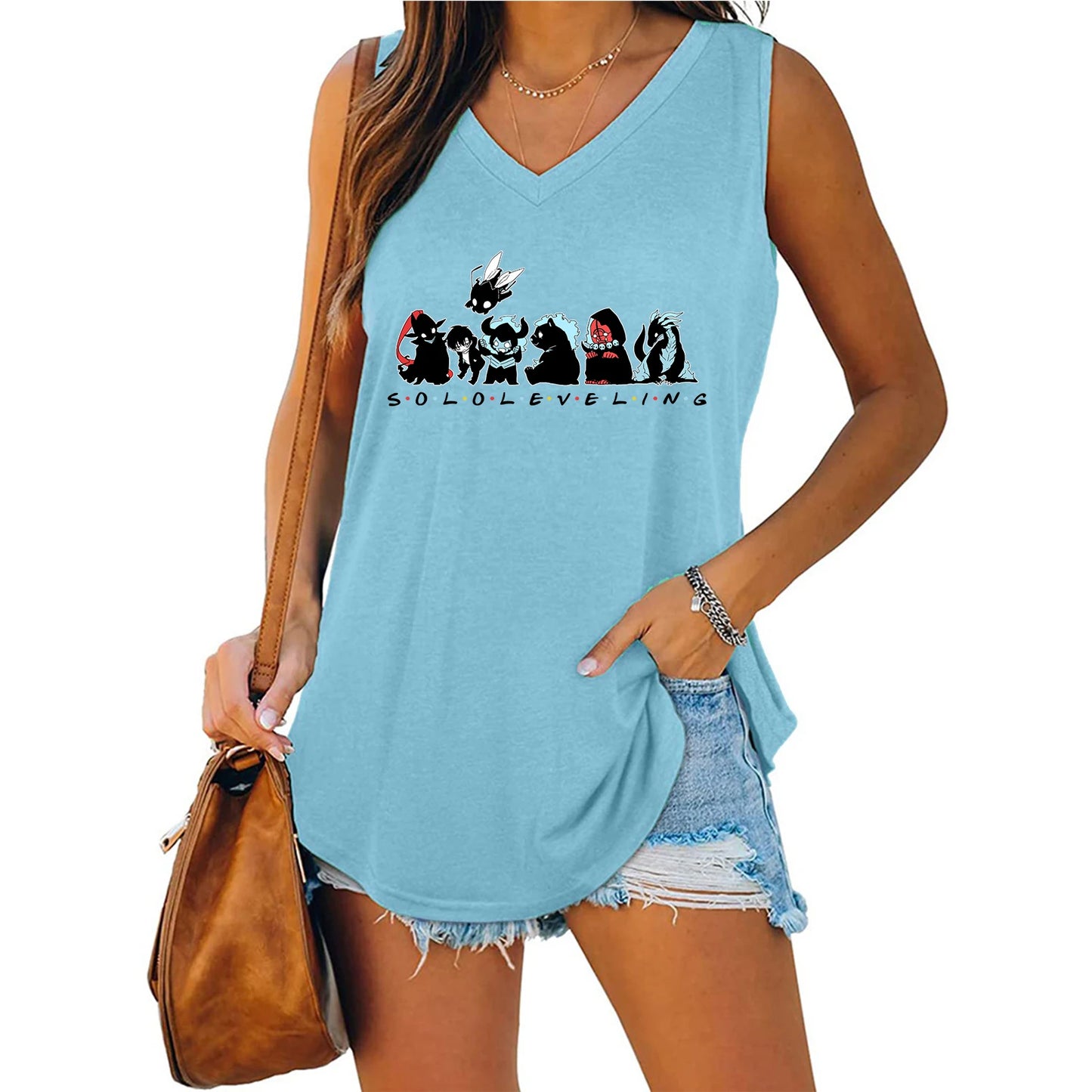 Tank V-neck Female