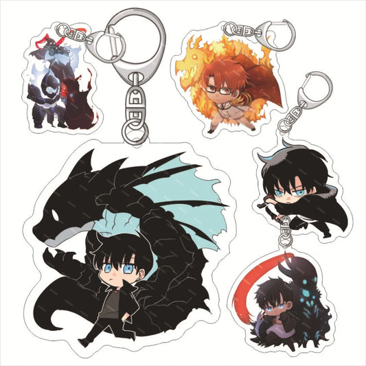 Acrylic Double-sided Keychain Backpack